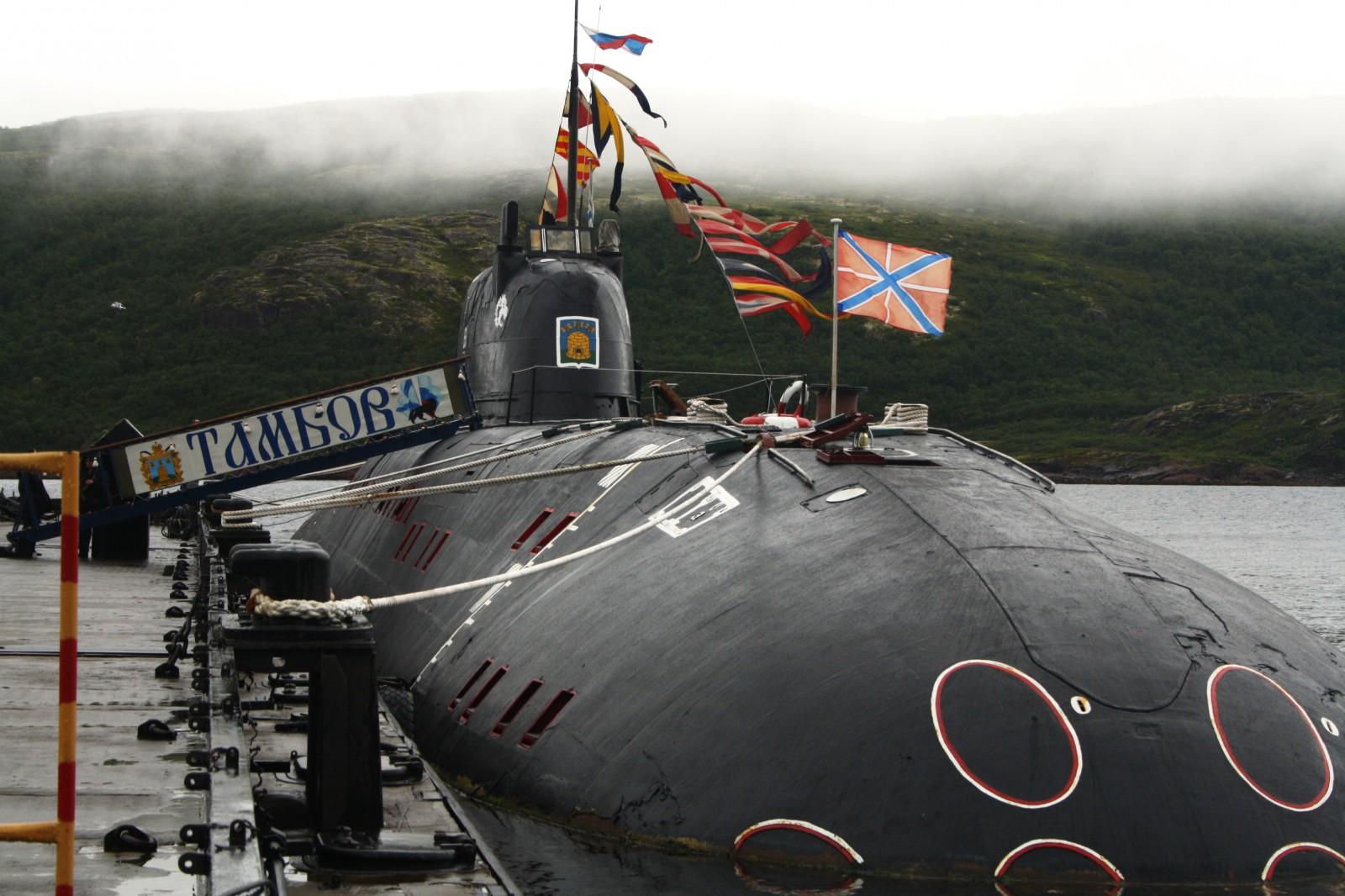 Атомная субмарина "Тамбов" после ремонта и модернизации начала испытания 